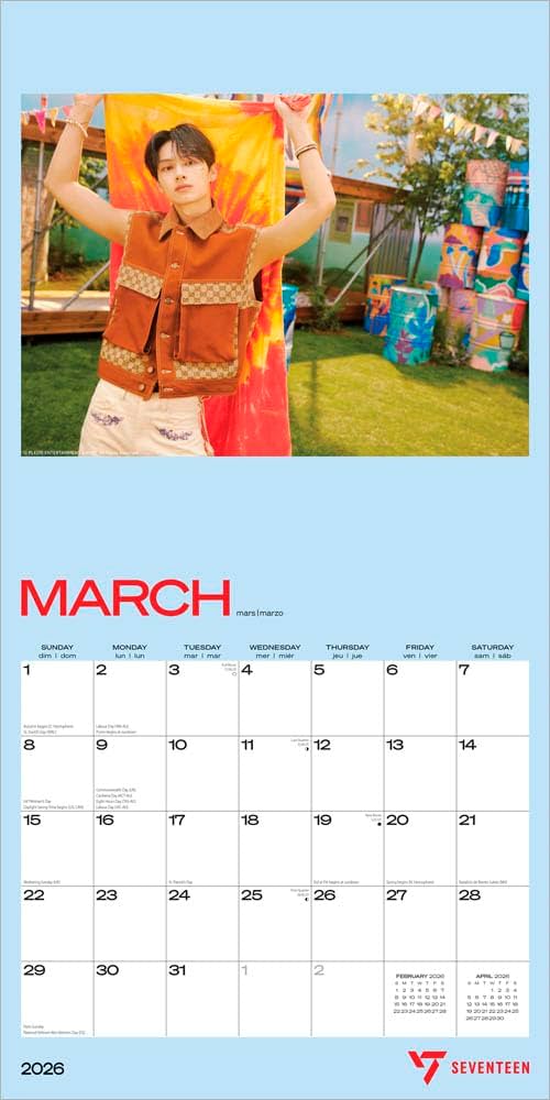 SEVENTEEN JAPAN OFFICIAL CALENDARセット SEVENTEEN - TOUR 'FOLLOW' AGAIN TO JAPAN MD